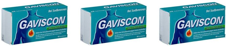 GAVISCON Mint Kautabletten 3x48stk