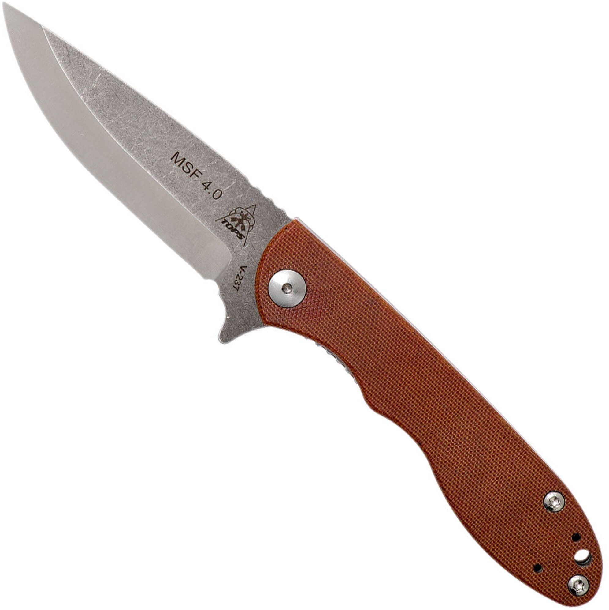 TOPS Knives TOPS Mini Scandi Folder 4.0 MSF-4.0 coltello da tasca