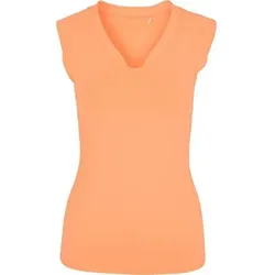 VENICE BEACH Damen Shirt VENICEBEACH Damen T-Shirt Eleam Body Shirt, Größe XL in Orange Orange
