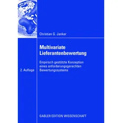 Multivariate Lieferantenbewertung, Fachbücher von Christian G. Janker