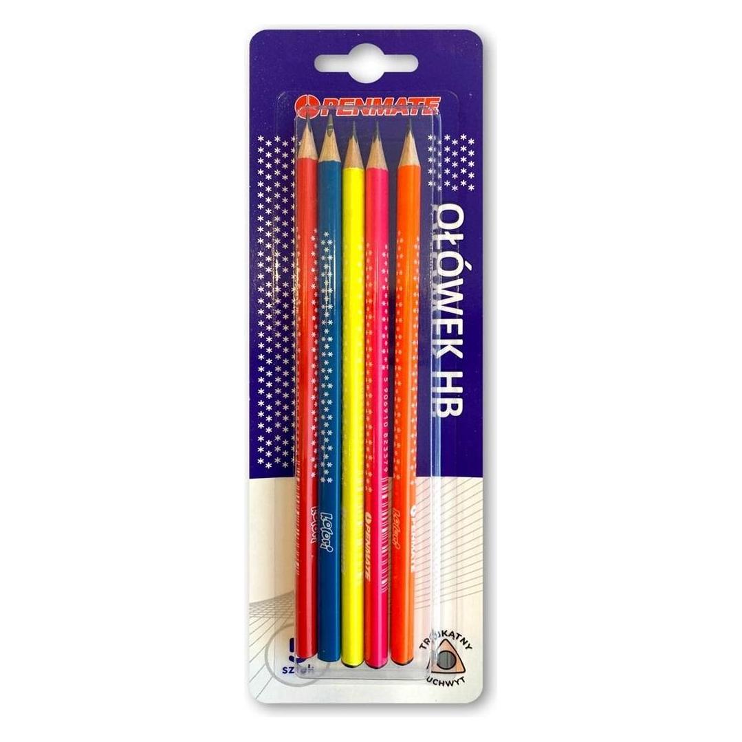 Penmate Dreiecksstift Sterne 5 Stk (2.20 mm, HB, 5x) (47989664)
