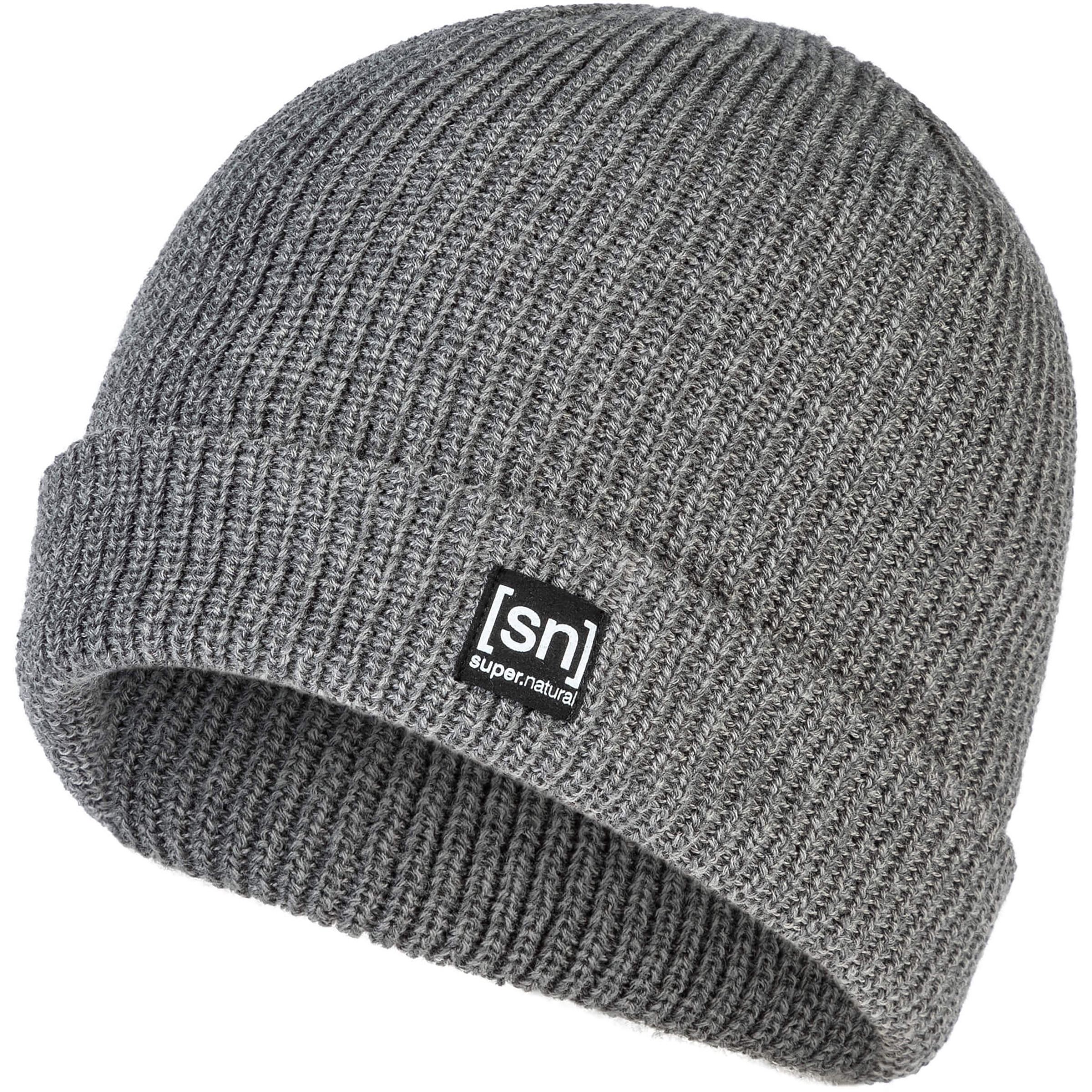 Super.Natural Merino Basic Mützen & Beanies grau Lifestyle Hautfreundlich Merinowolle