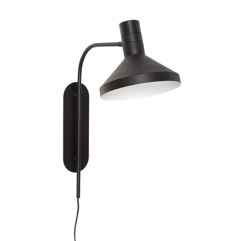 Hubsch Wandlamp metaal - zwart