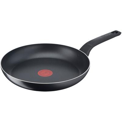 Pfannen-Set TEFAL "Easy Cook & Clean, Antihaftbeschichtung, nicht induktionsgeeignet", schwarz, Ø:28cm, Pfannen, Thermo-Signal Technologie, einfache Reinigung, Made in France, B55590