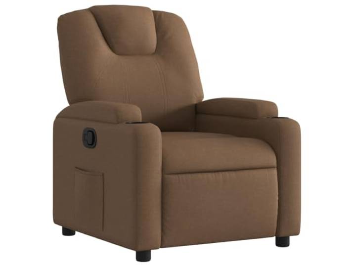 vidaXL Relaxsessel Braun Stoff