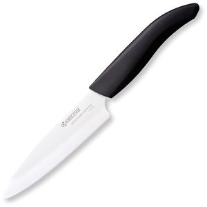 Kyocera Gemüsemesser Gen FK-110 WH-BK, 11 cm Keramikklinge, Kunststoffgriff