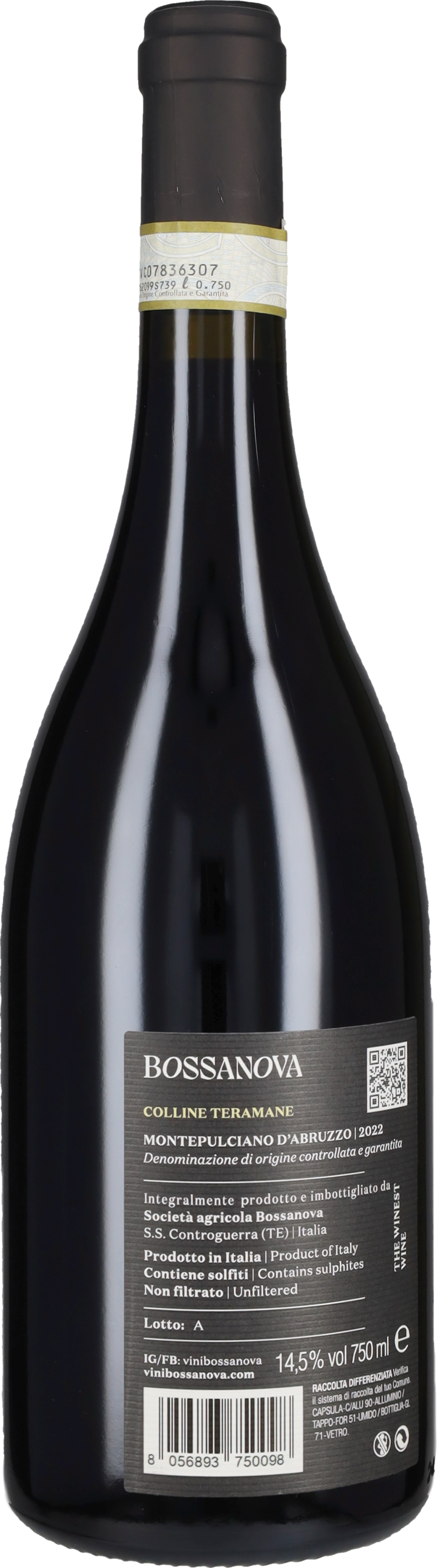Montepulciano d'Abruzzo 'Il Bossa' Bossanova 2022