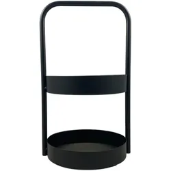 Etagere Silvy Metall schwarz 30cm
