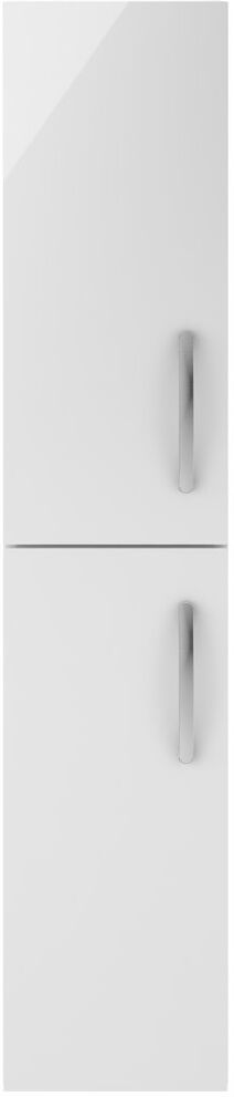 Nuie Linen Cabinet White 143.3cm H X 30cm W X 25.3cm D