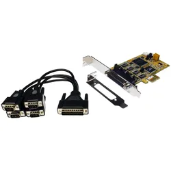 Exsys GmbH PCIe 4S Seriell RS-232/422/485, LP, SystemBase, Kontrollerkarte