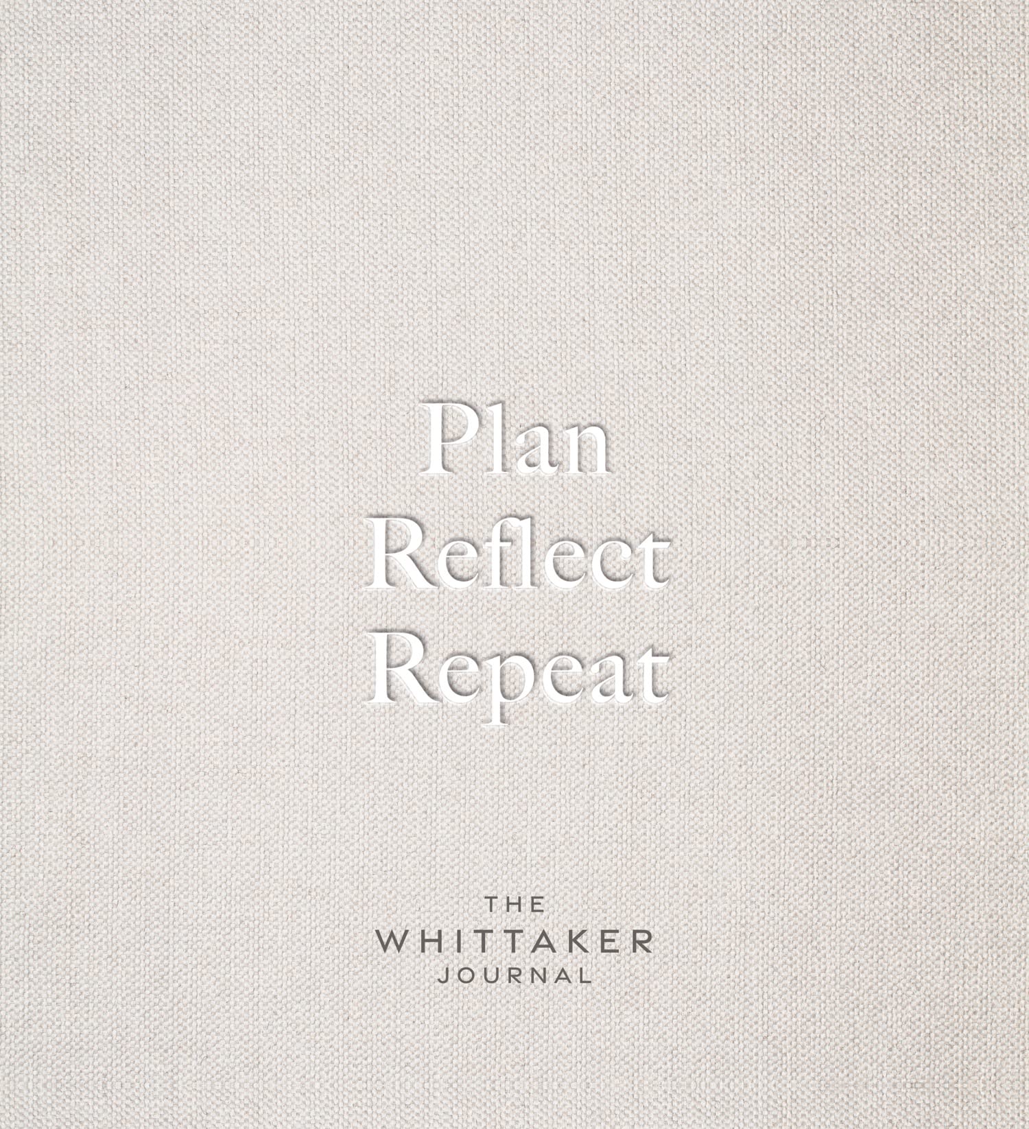 Carys Whittaker - Plan, Reflect, Repeat: The Whittaker Journal - Preis vom 10.10.2026 11:48:34 h
