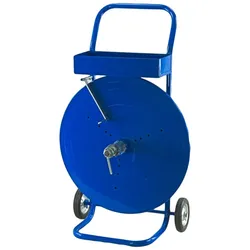 KK Verpackungen 2 x fahrbar Abroller für PET & PP Umreifungsband Kern 200 280 406 mm Abrollwagen