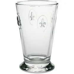 6x La Rochère Longdrinkbecher Lilie 300 ml 13,3cm, Cocktailgläser, Transparent