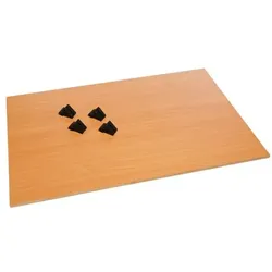 ROLLCART Etagenboden 121,5x80 cm Holz-Ladefläche braun, 120x80 cm
