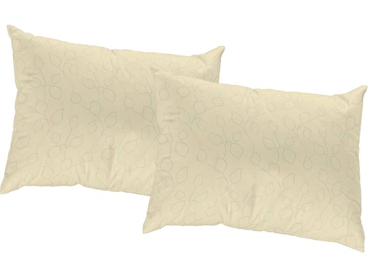 Dekokissen WIRTH Westport Gr. 3, beige (natur, ranken), B:40cm L:60cm, Obermaterial: 100% Polyester, Dekokissen_Sitzkissen_Kissenhüllen, Dekokissen
