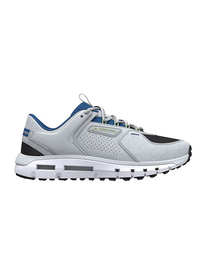 Under Armour Leder-Sneakers in Grau - 44