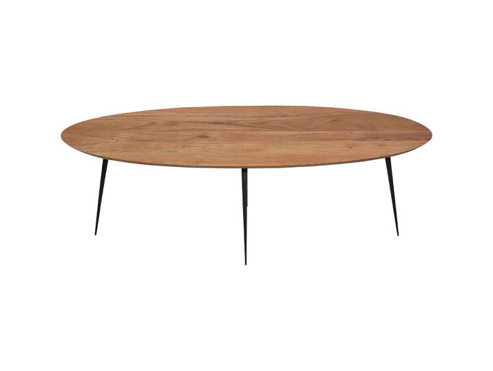 Salontisch Thats It natur/schwarz Holz/Metall B 150 T 60 cm - Salontisch