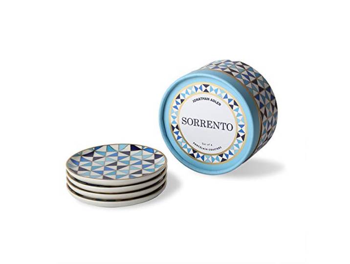 Jonathan Adler Sorrento Untersetzer, Einheitsgröße, Blau