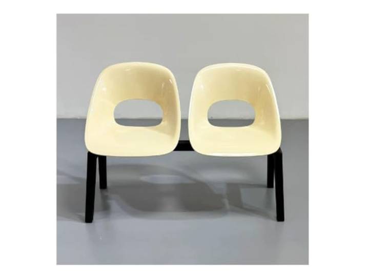 YPIOUREN Stuhl Esszimmer, Wartezimmer Stühle, Sillas para Sala de Reuniones Robust und Langlebig, 300 Kg Tragfähigkeit, Atmungsaktive Rückenlehne(Off-white)