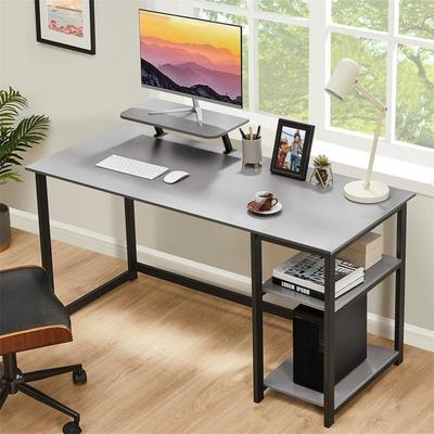 No Computer Home Office Desk with Monitor Stand