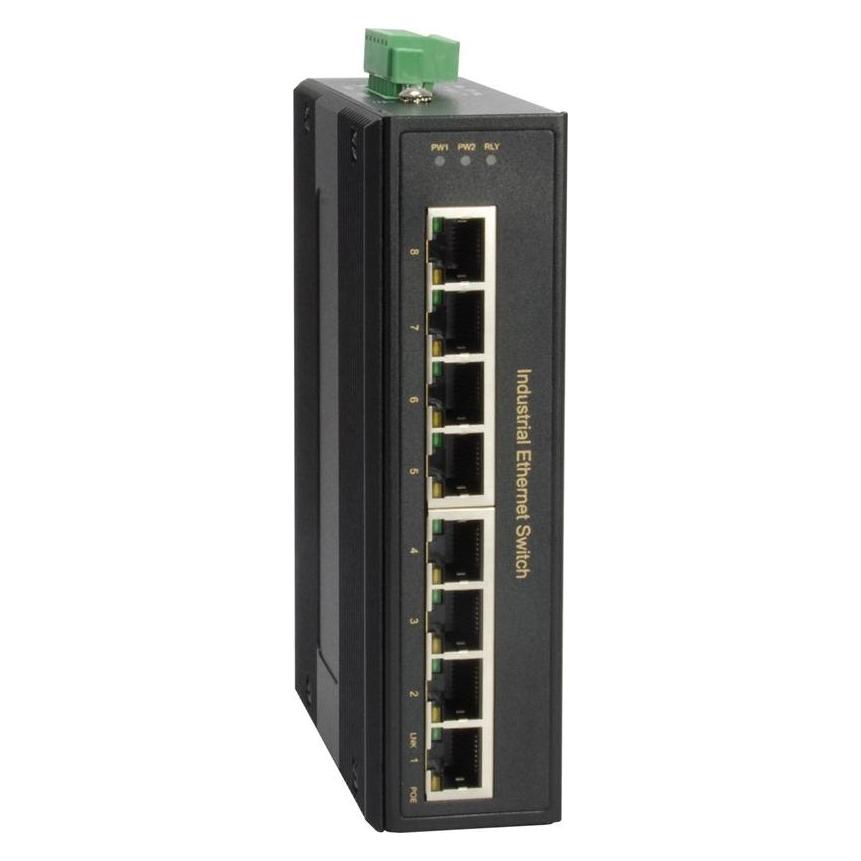 LevelOne IGP-0802 8-Port Gigabit PoE Industrial Switch 4 PoE-Ausgängen 802.3at PoE+ 126W (8 Ports) (55051607)