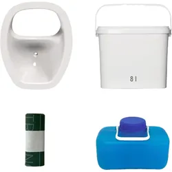 Trelino DIY Set M für kompakte Komposttoiletten oval weiß