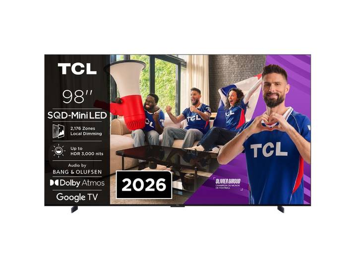 Télévision Tcl 98c79lx1 98 Pouces Mini Led Qled 4k Google Tv 120 Hz / Vrr 288 Hz