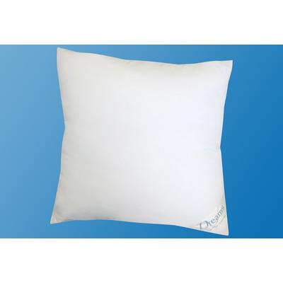 Microfaserkissen DREAMS "Superflausch, Kissen in 40x80, 80x80 und weiteren Größen", weiß, B:50cm L:50cm, Bezug: 100% Polyester. Füllung: 100% Polyester, Kopfkissen, Für Hausstauballergiker geeignet.