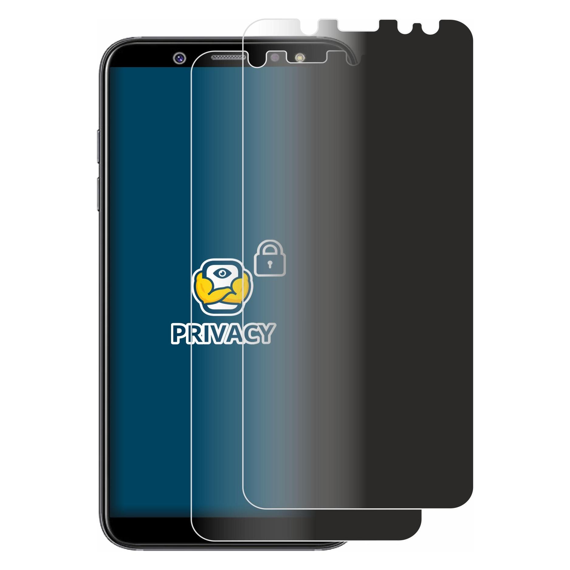 Brotect Sichtschutzfolie Anti-Spy Privacy Folie Blaulicht-Schutz (Samsung Galaxy J6 (2018)) (4333301)