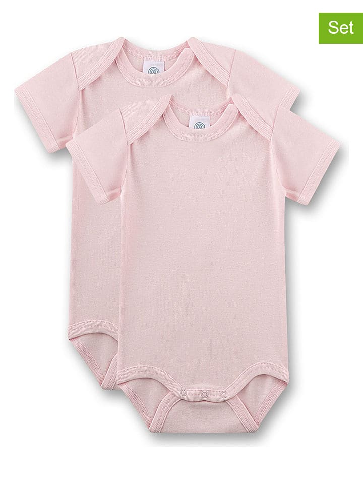 Sanetta 2er-Set: Bodys in Rosa - 80