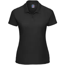 Russell Ladies Classic Polycotton Polo-Shirt Damen weich formstabil R-539F-0, black, XS