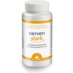 Dr. Jacob's nervenstark mit Rhodiola Ashwaganda Reishi-Pilz