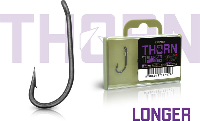 Delphin THORN Longer 11x #8 Silver, Gray, Purple #8