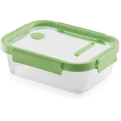 Vorratsglas MITNAHME ESSEN (BHT 23,80x8x18 cm) - grün - BHT 23,80x8x18 cm