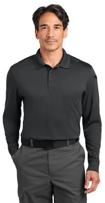 CornerStone CS452LS Workwear Pro Tactical Long Sleeve Polo Shirt in Echo Steel size XL   Polyester