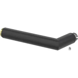 GRIFFWERK Fenstergriff LUCIA SELECT-Graphitschwarz/Messing-Nur Fenstergriff-DIN Links