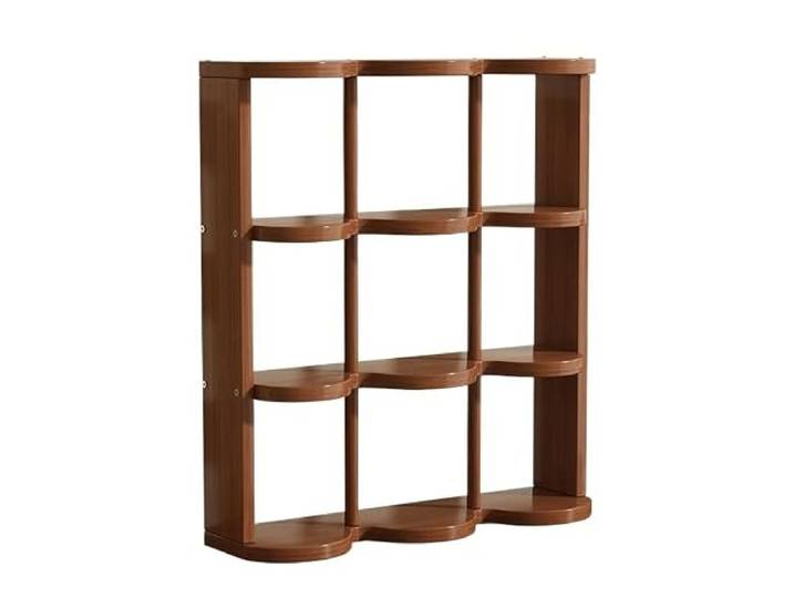 VNCdfhETs Tassenhalter-Ständer Neun-Raster-Desktop-Getränkehalter-Rack Mehrschichtiges Küchen-Lagerregal für Küchenarbeitsplatten