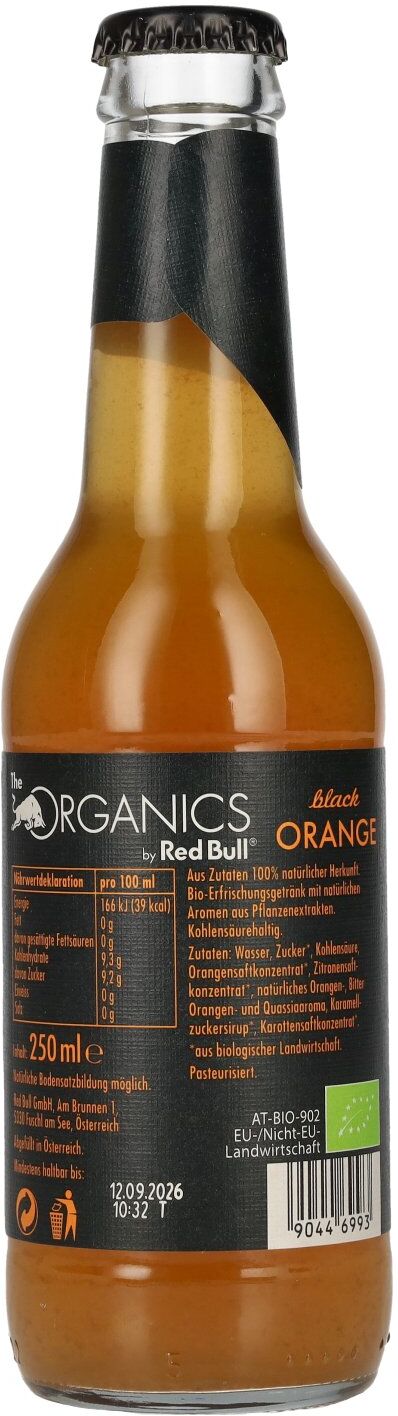 Red Bull Organics by Red Bull Black ORANGE 0,25l