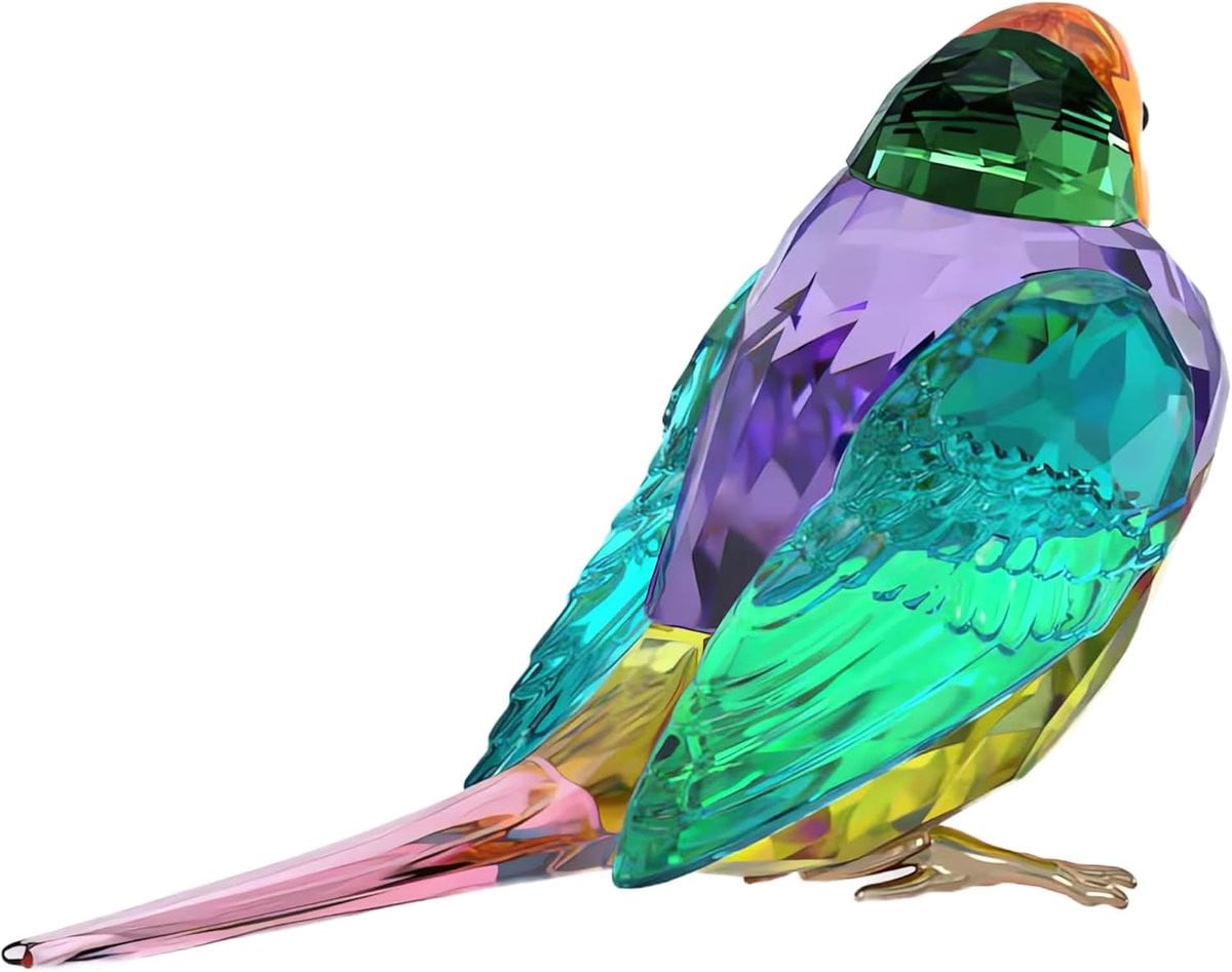 Decoratief Kristallen Vogel Beeldje met 400 Kristallen Facetten