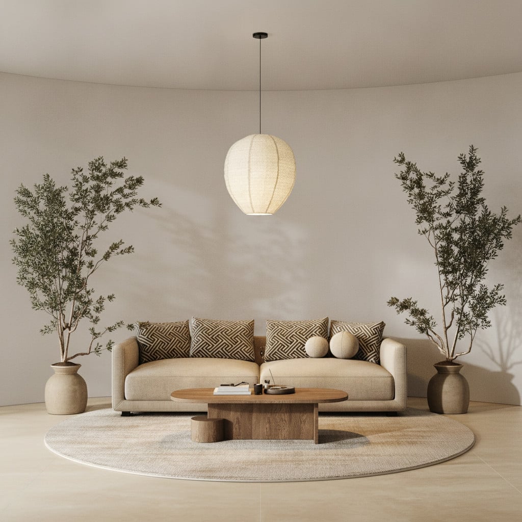 Lyora Hanglamp Nubble wit van papier