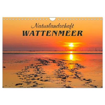 Naturlandschaft WATTENMEER (Wandkalender 2027 DIN A4 quer), CALVENDO Monatskalender