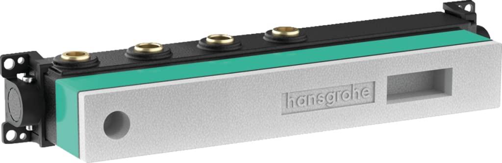 Basisgehäuse für RainSelect Thermostat, 2 Verbraucher, Messing