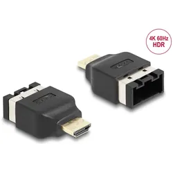 DeLOCK HDMI Automotive Adapter HDMI-E Buchse zu HDMI-A Stecker 4K 60 Hz
