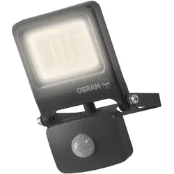 Osram Endura Flood Sensor LED 10W LED Fluter IP44 in anthrazit 3000K - warmweiße Außenbeleuchtung