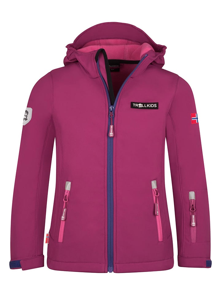 Trollkids Softshelljacke "Oslofjord" in Pink - 128