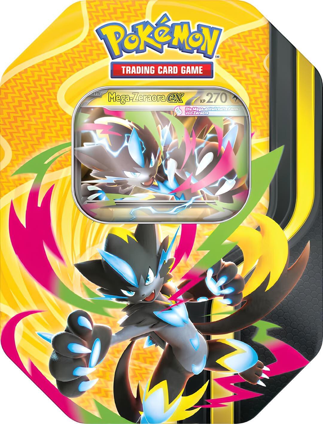 AMIGO Pokémon Sammelkarten Tin Mega-Kräfte Mega-Zeraora Tin deutsch PCI14186