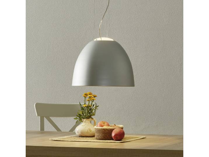 Nur Mini S Pendelleuchte Alu - Artemide - Wohnzimmer - Design - Metall - Einflammig
