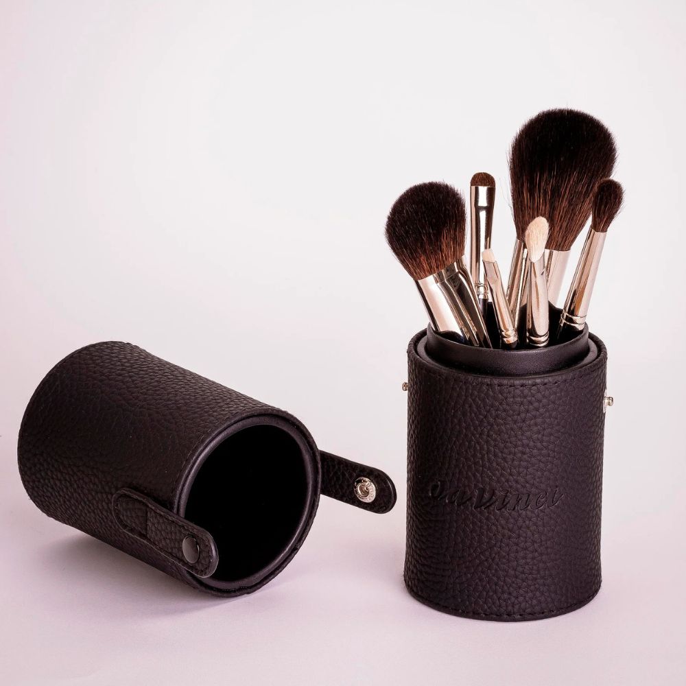 Da Vinci Brush Storage and Travel Box Classic Faux Leather 1&nbsp;un. Black