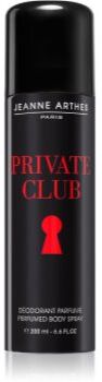 Jeanne Arthes Private Club desodorizante em spray para homens 200 ml. Private Club