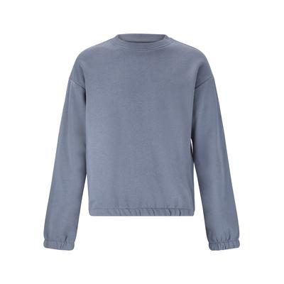 Sweatshirt ENDURANCE "Castall", Jungen, Gr. 116, grau (stein), 100% Polyester, unifarben, normal, Rundhals, Sweatshirts Sweatshirt, mit elastischen Ärmelbündchen